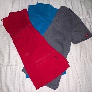 3 Dickies Womens Scrub Tops